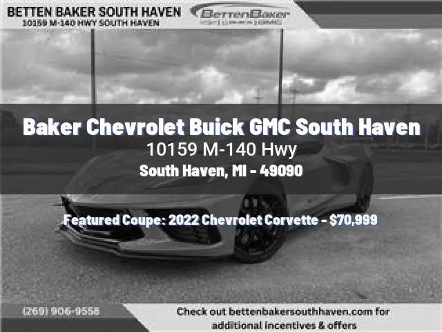 Baker Chevrolet Buick GMC South Haven