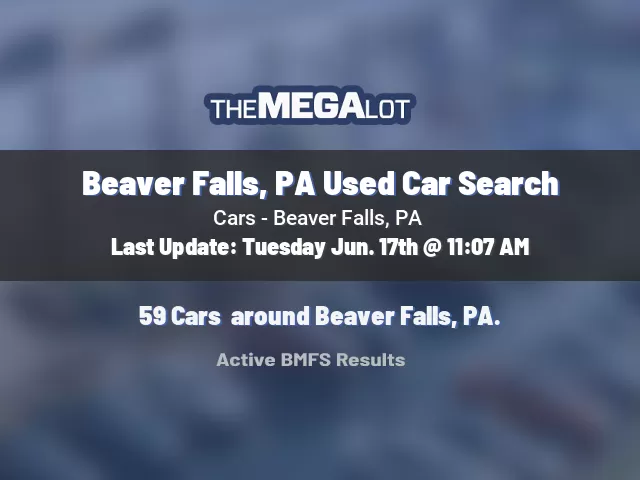 Beaver Falls, PA Used Car Search