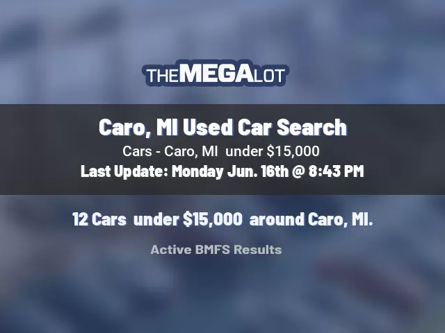 Caro, MI Used Car Search
