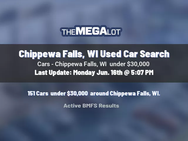 Chippewa Falls, WI Used Car Search