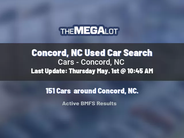 Concord, NC Used Car Search