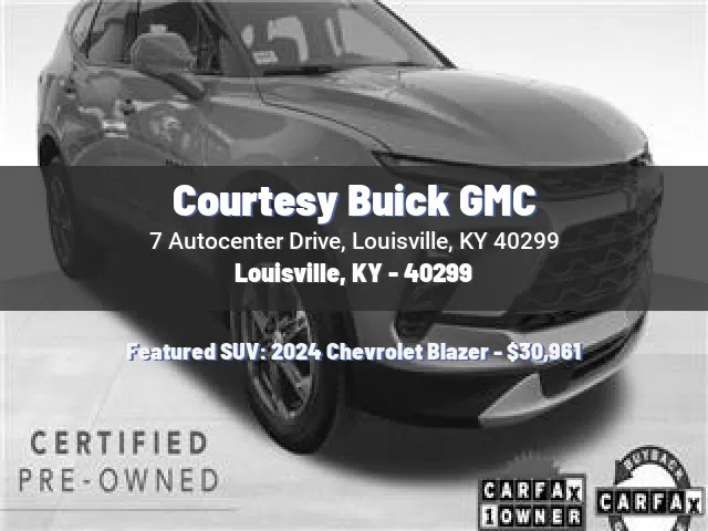 Courtesy Buick GMC