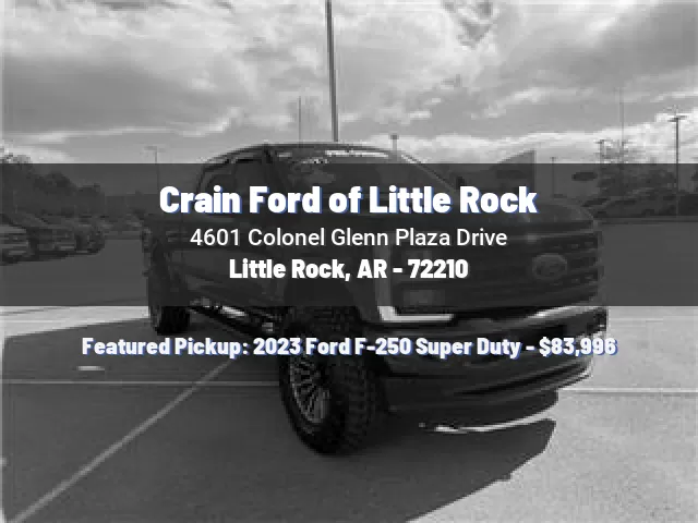 Crain Ford of Little Rock