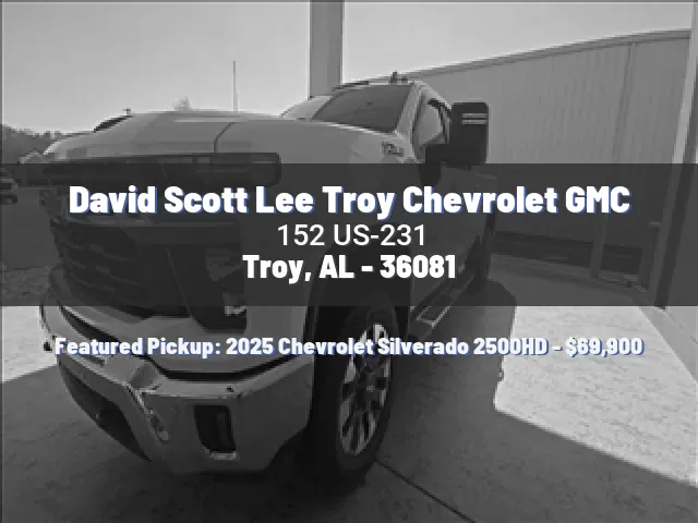 David Scott Lee Troy Chevrolet GMC