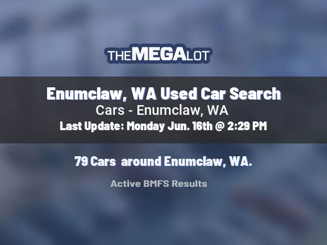 Enumclaw, WA Used Car Search