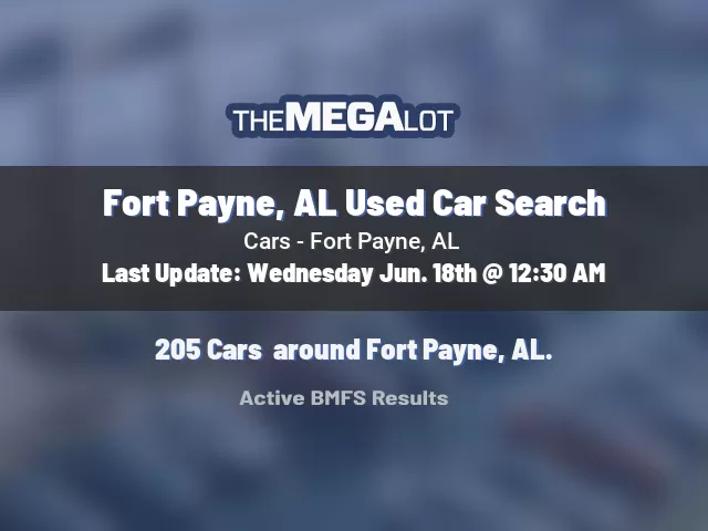 Fort Payne, AL Used Car Search
