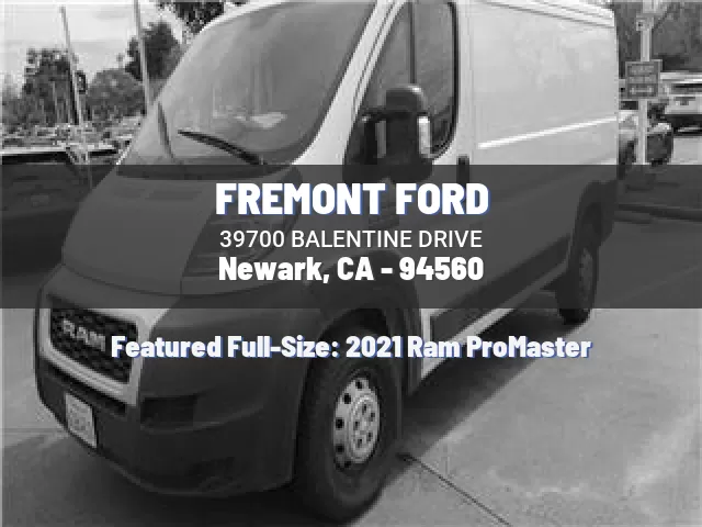 FREMONT FORD