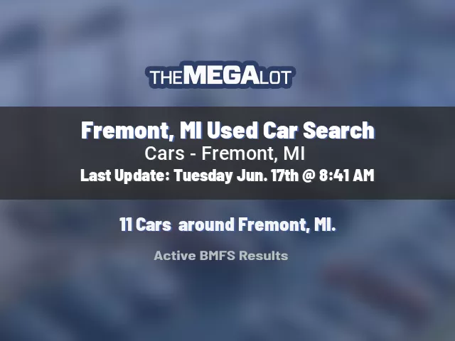 Fremont, MI Used Car Search