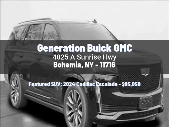 Generation Buick GMC