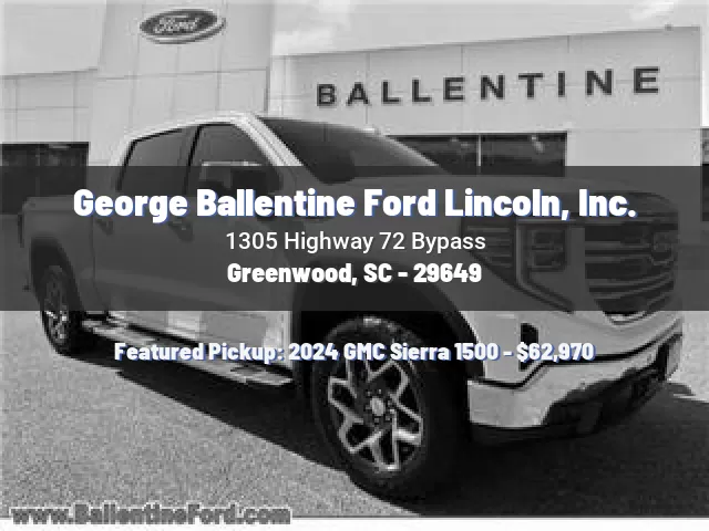 George Ballentine Ford Lincoln, Inc.