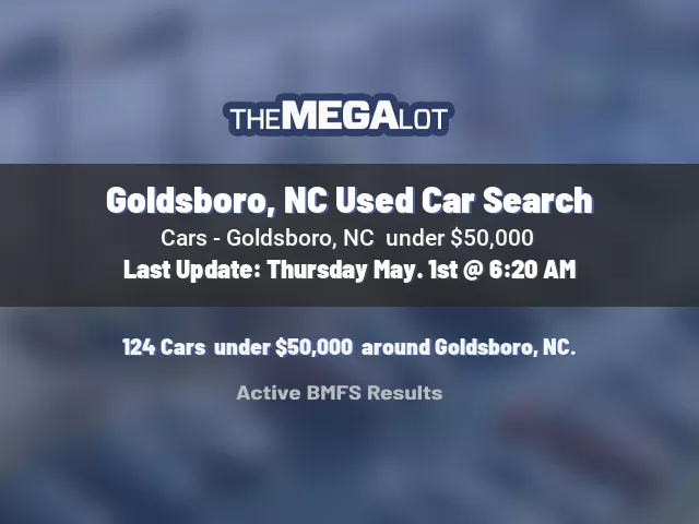 Goldsboro, NC Used Car Search