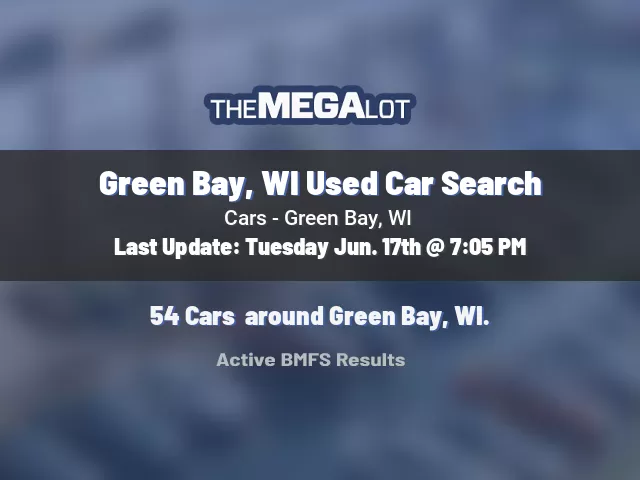 Green Bay, WI Used Car Search
