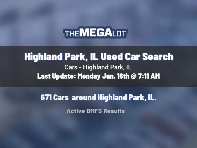 Highland Park, IL Used Car Search