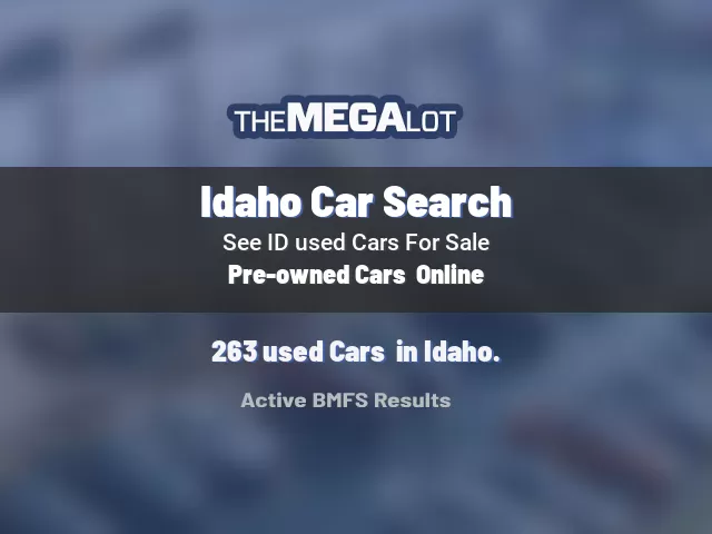 Idaho Car Search