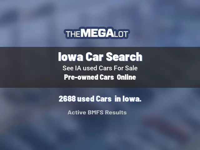 Iowa Car Search