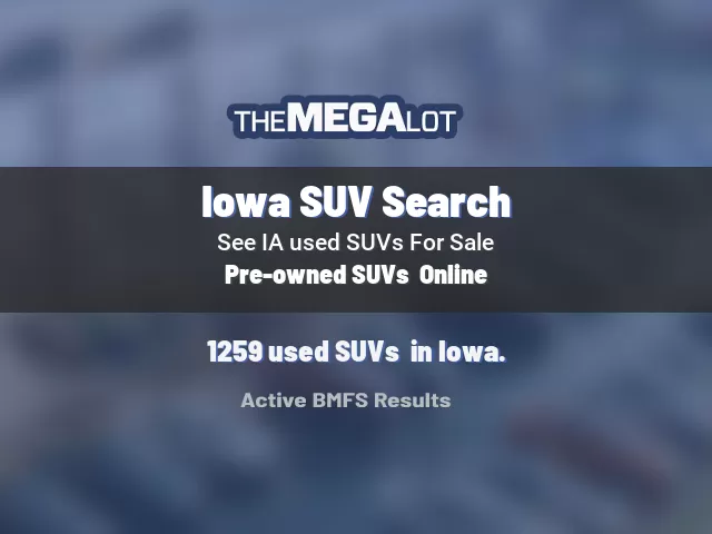 Iowa SUV Search