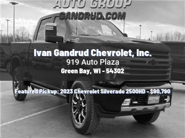 Ivan Gandrud Chevrolet, Inc.