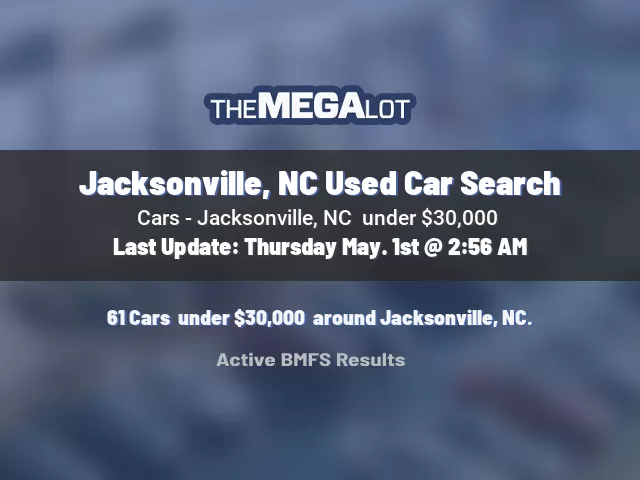 Jacksonville, NC Used Car Search