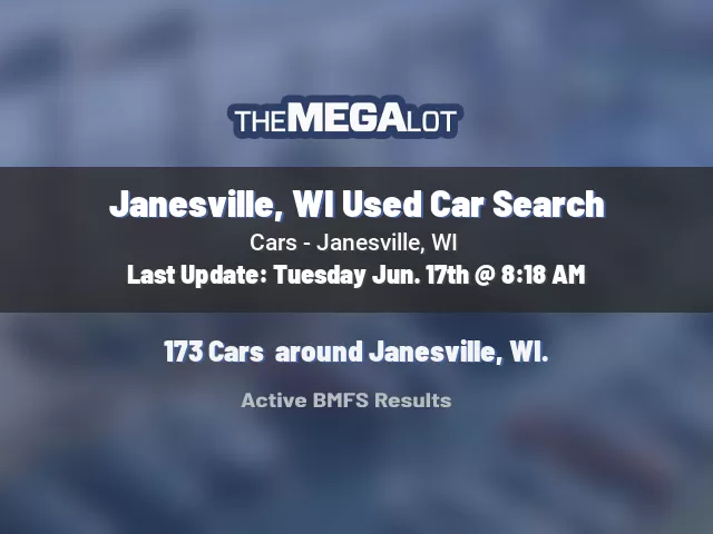 Janesville, WI Used Car Search
