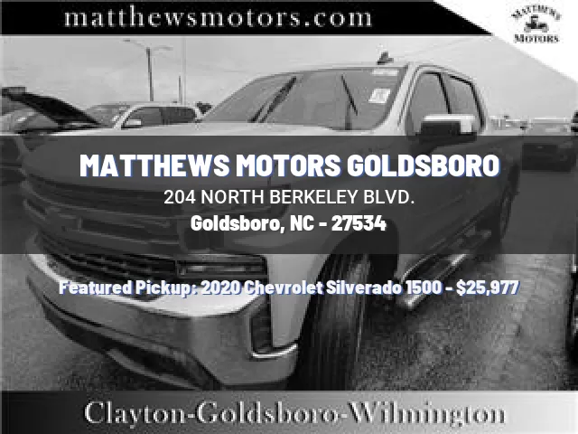 MATTHEWS MOTORS GOLDSBORO