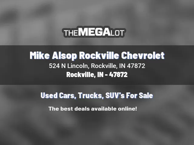 Mike Alsop Rockville Chevrolet