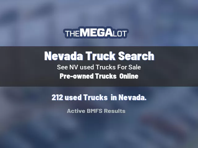 Nevada Truck Search