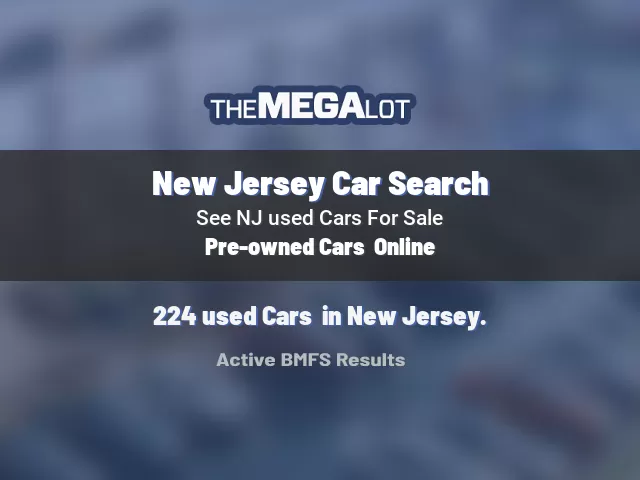 New Jersey Car Search