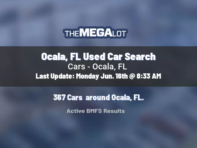Ocala, FL Used Car Search