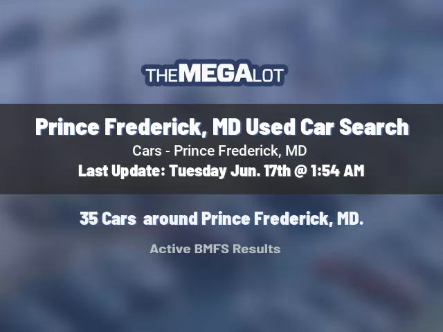 Prince Frederick, MD Used Car Search