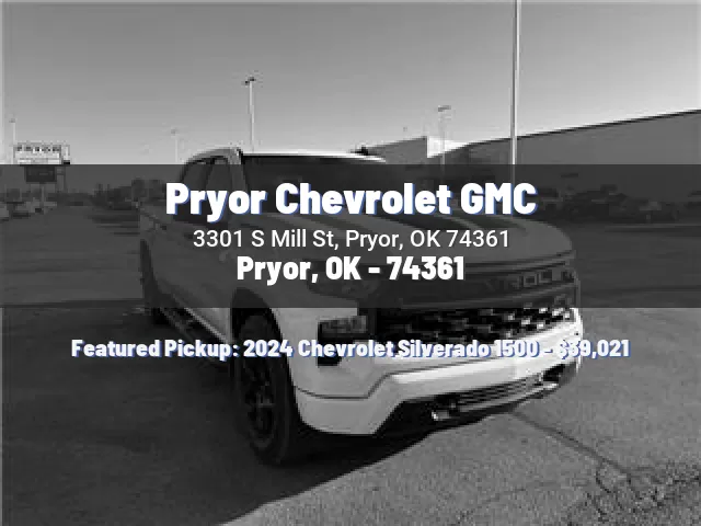 Pryor Chevrolet GMC