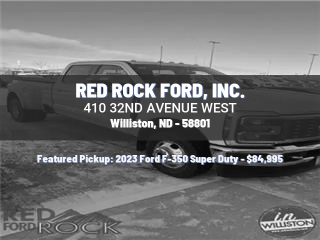 RED ROCK FORD, INC.