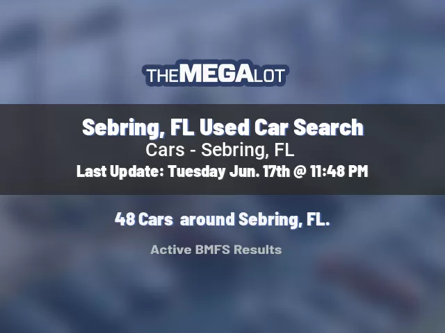 Sebring, FL Used Car Search