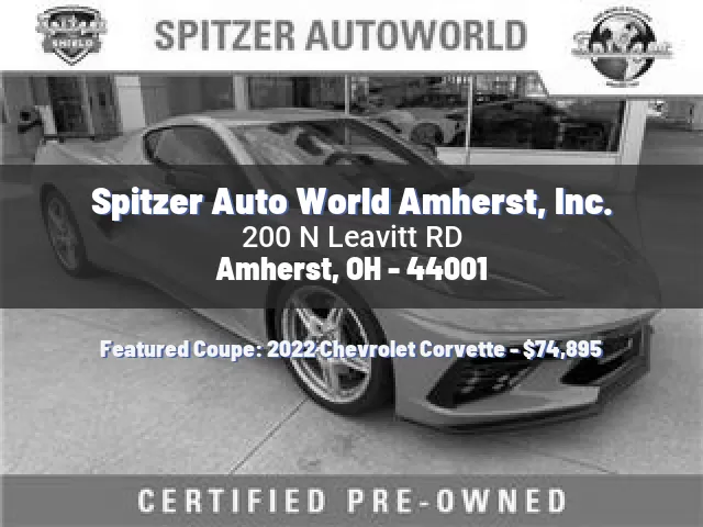 Spitzer Auto World Amherst, Inc.