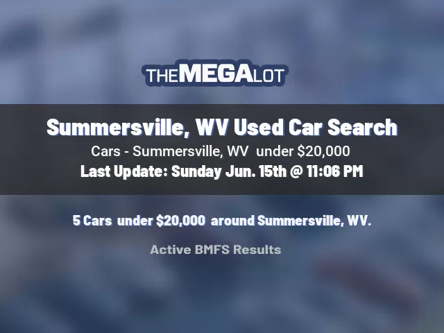Summersville, WV Used Car Search