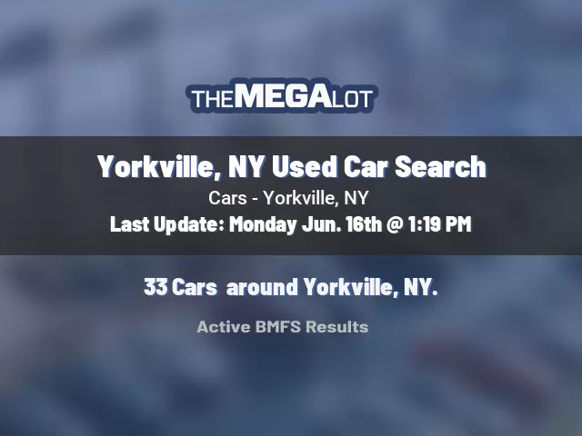 Yorkville, NY Used Car Search